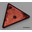 Катафот треугольный красный ФП401