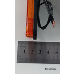 Маяк габаритный 1014.3731-07М (12/24В) желтый 3LED МИГАЮЩИЙ ан.ОГ-40М