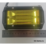 Светодиодная фара противотуманная G0042 (15W) LED 24 диода (ближний свет) ан.А31-72-S-D-Y/JR-F-72Y желт.