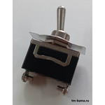 Тумблер-Выключатель KN3(C)-101 ON-OFF(2-х поз.) 12В-10А, 24В-6А, комб.корпус+шильд, винт.клеммы М3