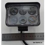 Светодиодная фара п/т универсальная 6SMD 18W 9-32v ЛИНЗА