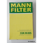 Салонный фильтр для а/м, RENAULT, MANN+HUMMEL CUK26005