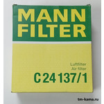 Воздушный фильтр для а/м, FORD, VOLVO, MANN-FILTER C24137/1