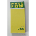 Воздушный фильтр для а/м, KIA MOTORS, MANN-FILTER C2617