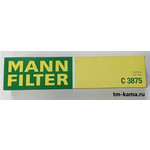 Воздушный фильтр для а/м, DACIA, RENAULT, MANN-FILTER C3875