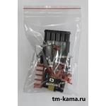 Разъем герметичный 5-ти контактный серии 1,5 Superseal комплект гнездовой+штыревой (мама+папа) РГ5