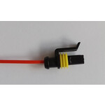 Разъем 1-но контактный гнездовой герметичный серии Superseal 1,5 AMP 282079-1 в сборе с проводом