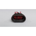 Разъем 3-х контактный штыревой герметичный AMP 282105-1 с проводом РГ-3пСП