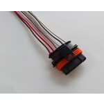 Разъем 6-ти контактный 1928403202 электронной педали газа ВАЗ (в сборе с проводом)