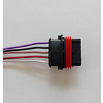 Разъем 5-ти контактный датчика массового расхода возд. (ДМРВ) ВАЗ 2108-15,2110-12 Bosch 1928403813 (СЦНК.434438.055)