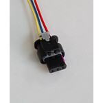 Разъем 3-х контактный катушки зажигания ГАЗ с двиг.405(Евро 3) 1-488991-1 (LECAR010440703)